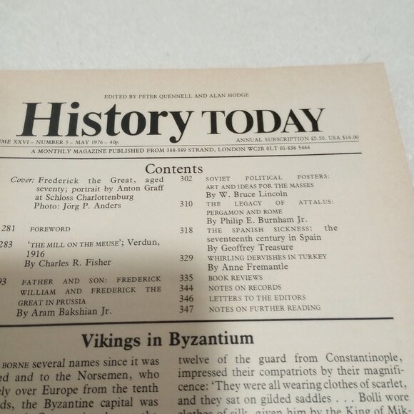 History Today Magazine-May 1976 - Picture 2 of 3